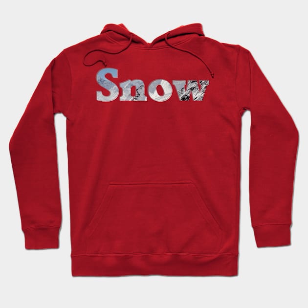 Snow Hoodie by afternoontees